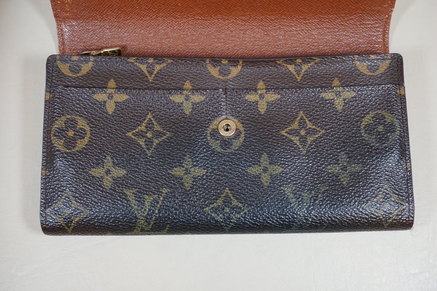 Louis Vuitton Monogram Porte Monnaie Credit Long M61725 Wallet