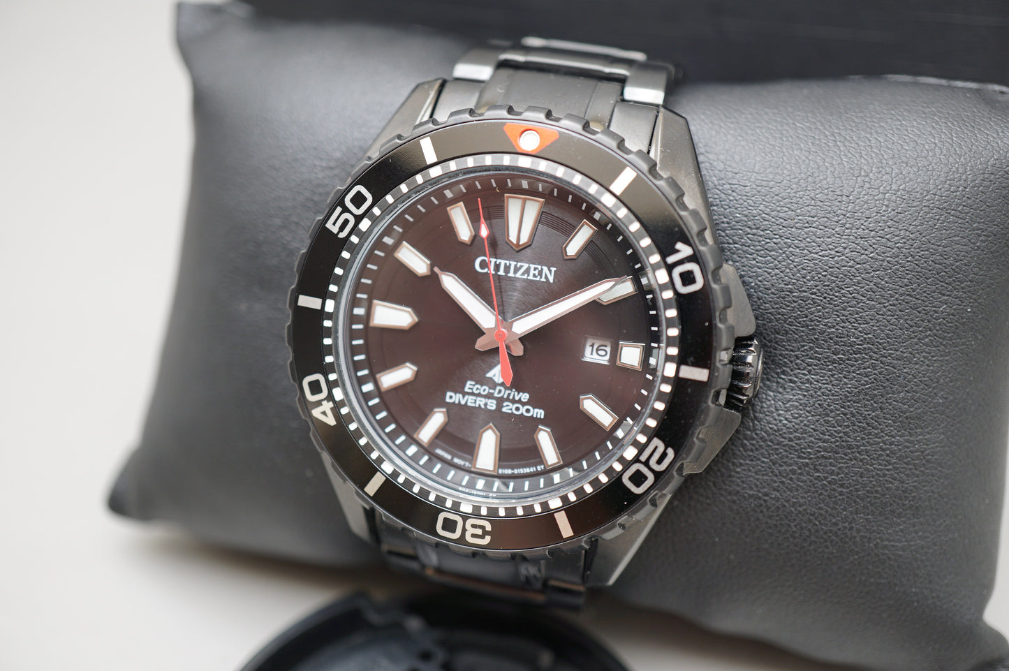 Citizen Eco-Drive E168-S116015 Black PVD Divers 200M Solar Quartz Watch