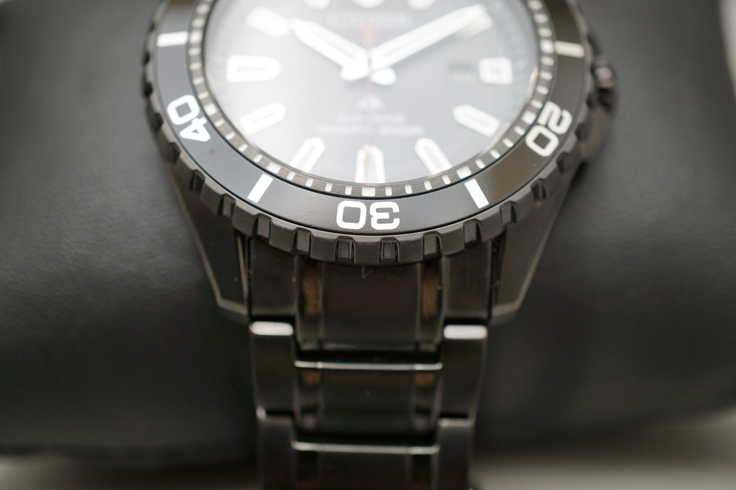 Citizen Eco-Drive E168-S116015 Black PVD Divers 200M Solar Quartz Watch