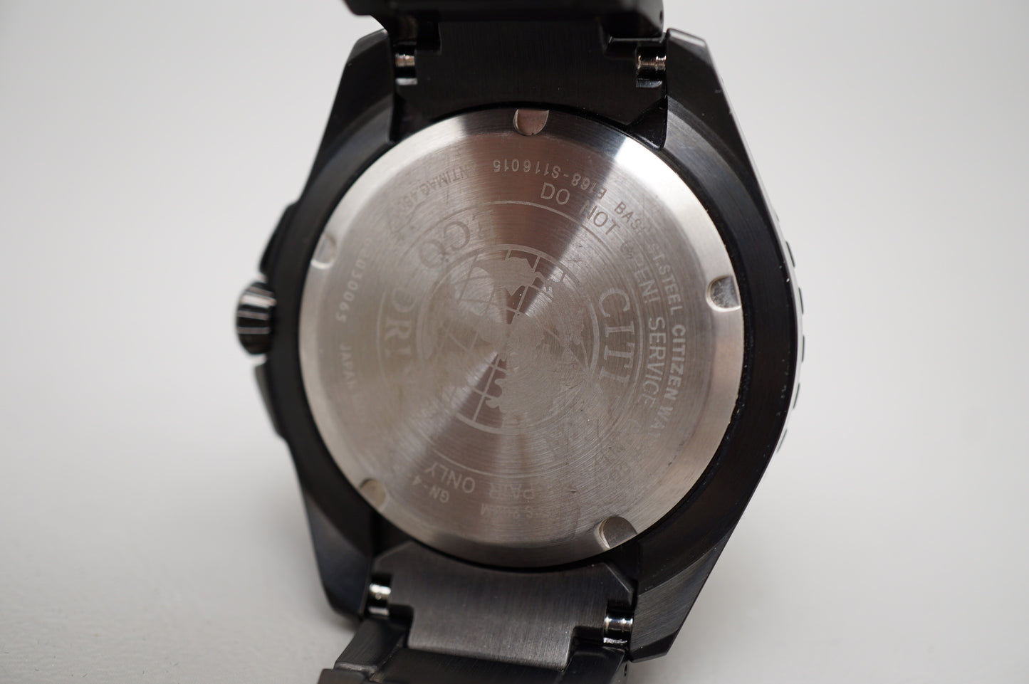 Citizen Eco-Drive E168-S116015 Black PVD Divers 200M Solar Quartz Watch