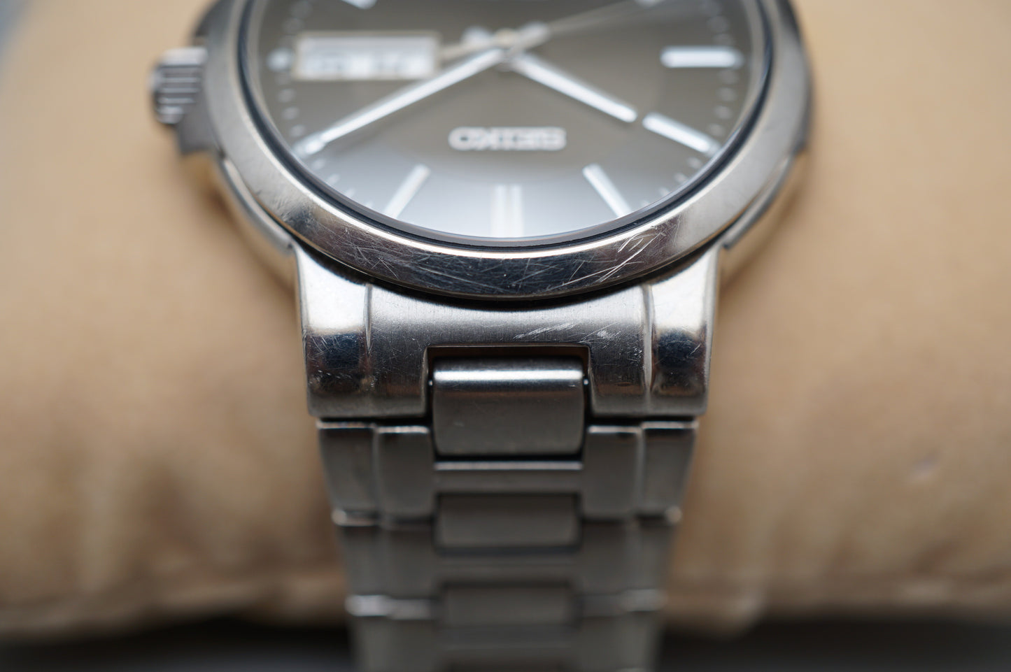 Seiko Spirit SCDC061 7N43 Black Dial JDM Titanium 20Bar Quartz Watch