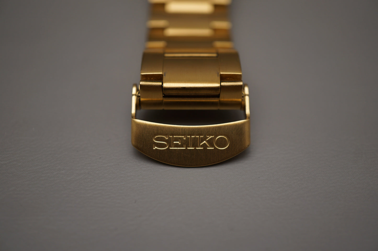 Seiko 5 Sports SRPE74K1 4R36 5KX Street Style Full Gold Tone Automatic Watch