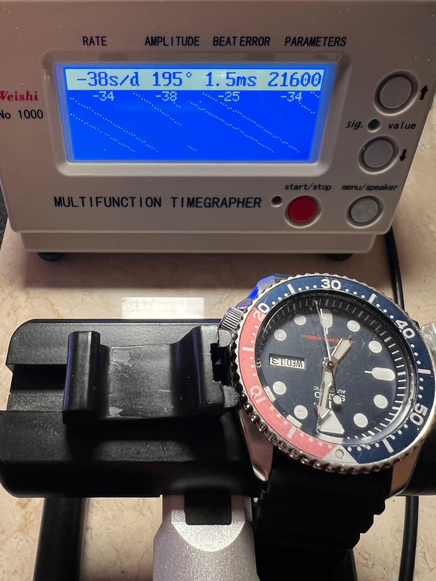 Seiko SKX009 7S26 Pepsi Divers 200M Automatic Watch Original Condition