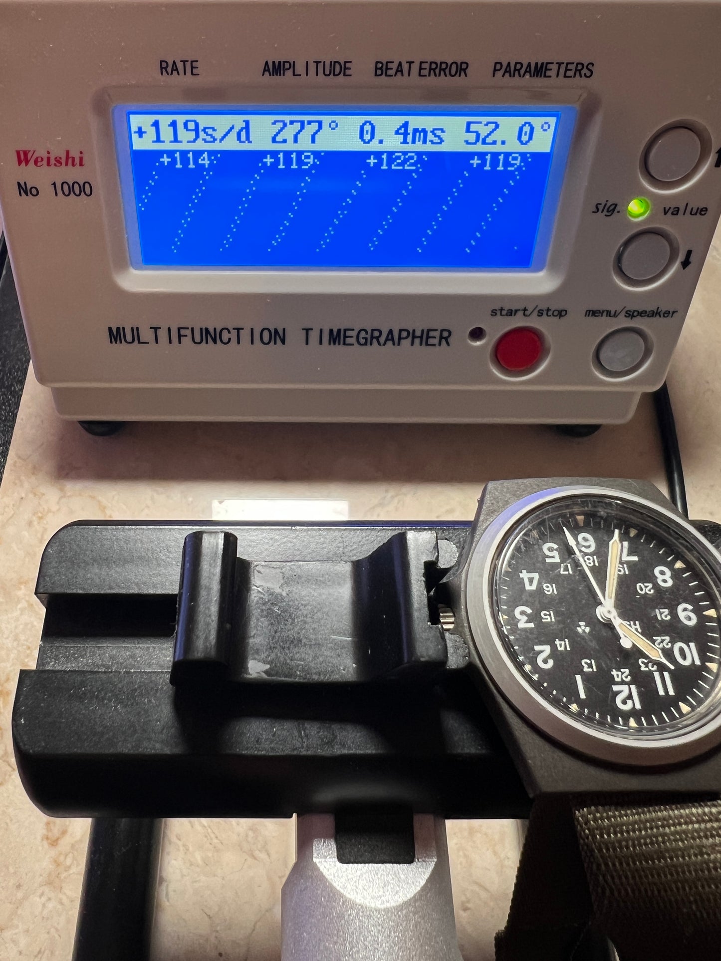 Stocker and Yale MIL-W-46374D Type 2 Sandy 184A Military Mechanical Swiss Watch