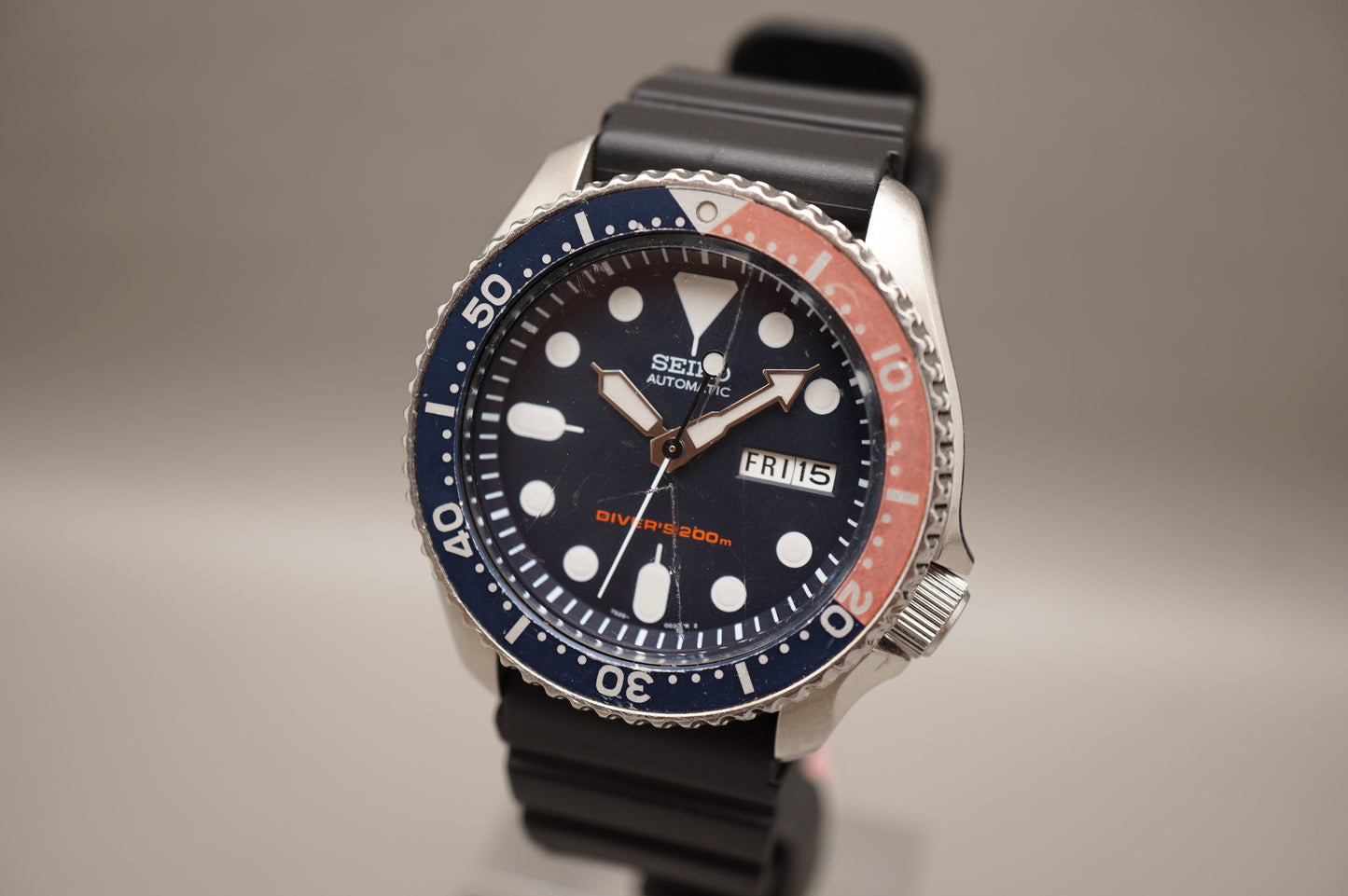 Seiko SKX009 7S26 Pepsi Divers 200M Automatic Watch Original Condition