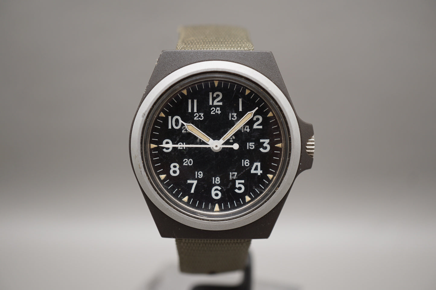 Stocker and Yale MIL-W-46374D Type 2 Sandy 184A Military Mechanical Swiss Watch