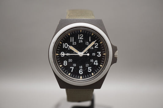 Stocker and Yale MIL-W-46374D Type 2 Sandy 184A Military Mechanical Swiss Watch