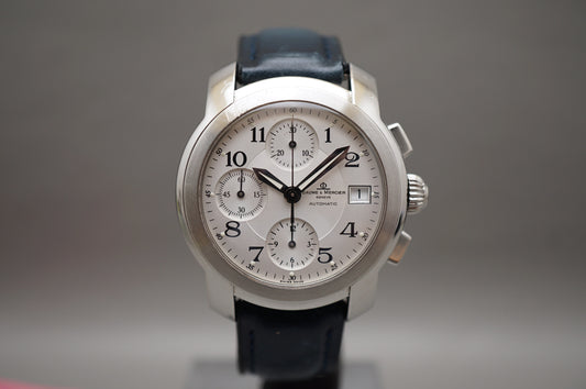 Baume & Mercier Capeland MV045216 White Dial 38mm Automatic Chronograph Watch