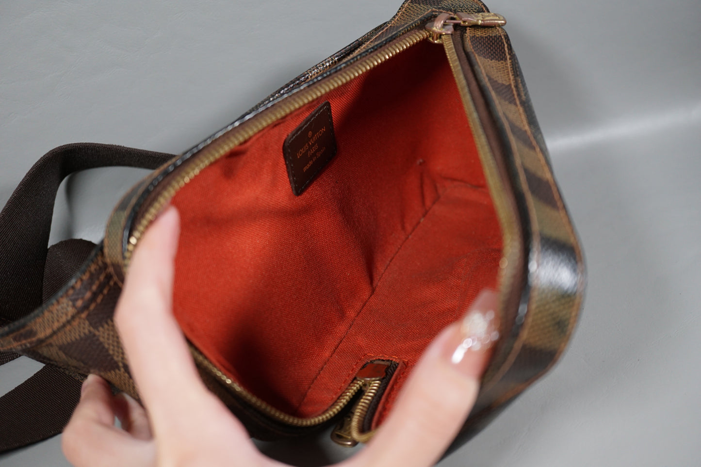 Louis Vuitton Damier Ebene Geronimos Sling Bag N51994 Bag