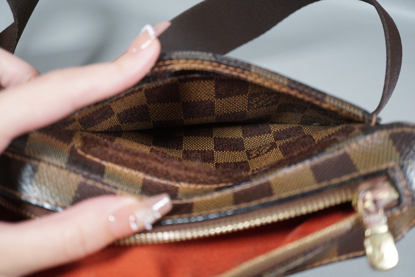 Louis Vuitton Damier Ebene Geronimos Sling Bag N51994 Bag