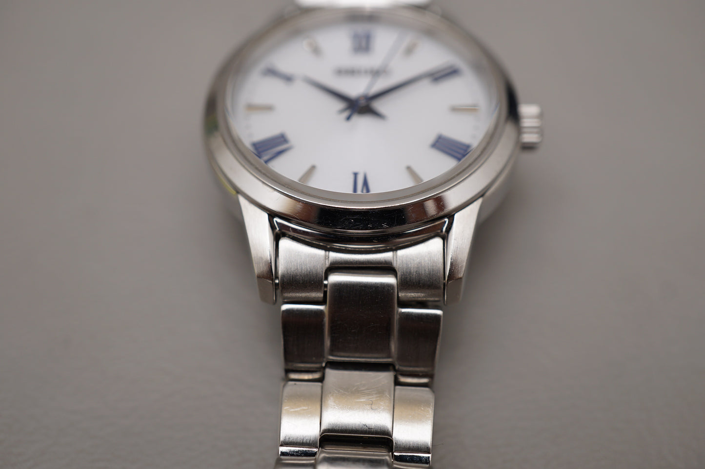 Seiko Selection STPX047 V131 White Roman Numeral Dial Ladies Solar Quartz Watch