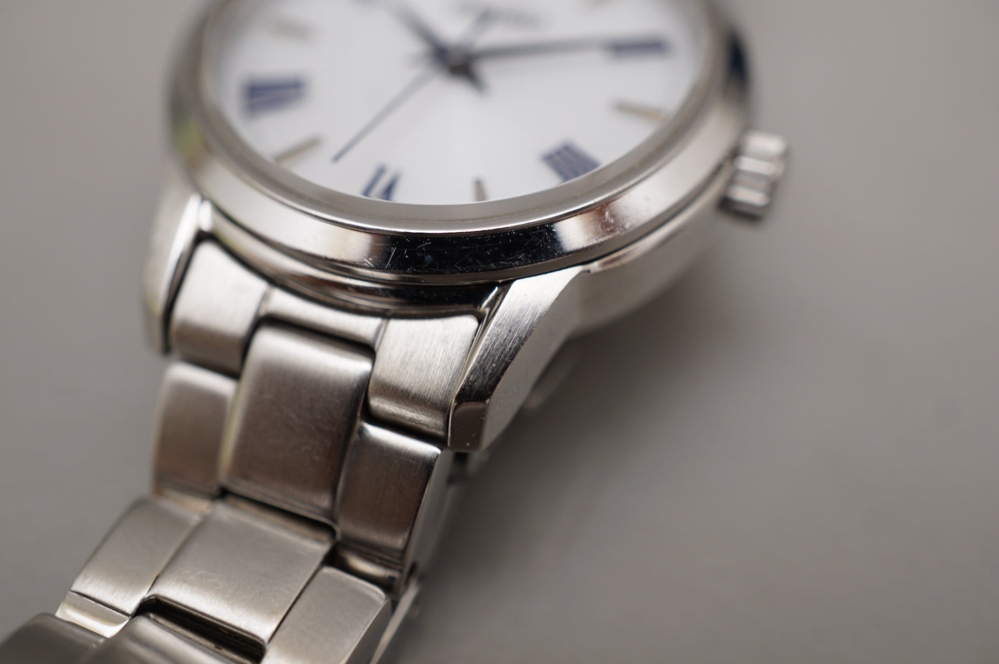 Seiko Selection STPX047 V131 White Roman Numeral Dial Ladies Solar Quartz Watch