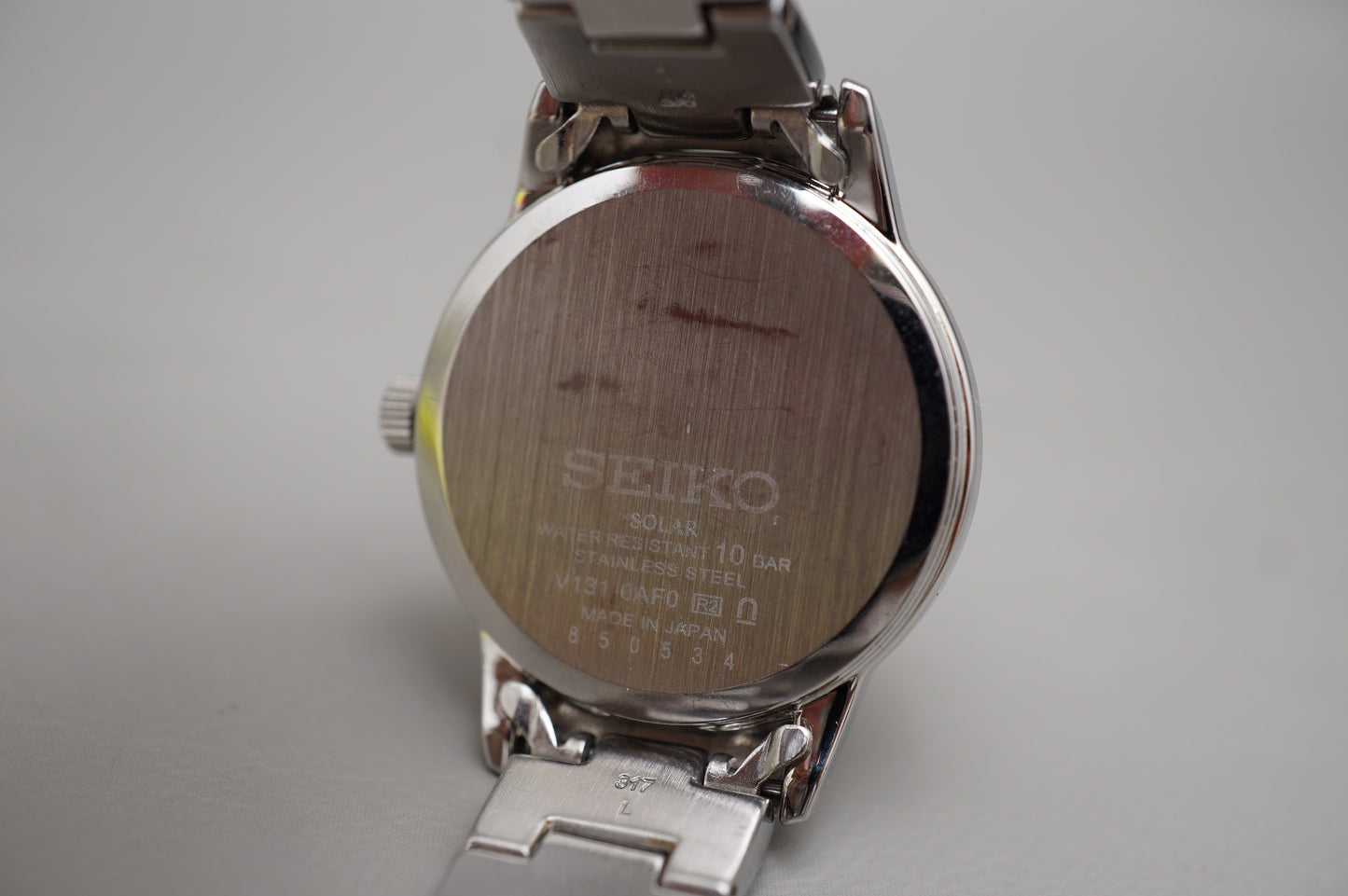 Seiko Selection STPX047 V131 White Roman Numeral Dial Ladies Solar Quartz Watch