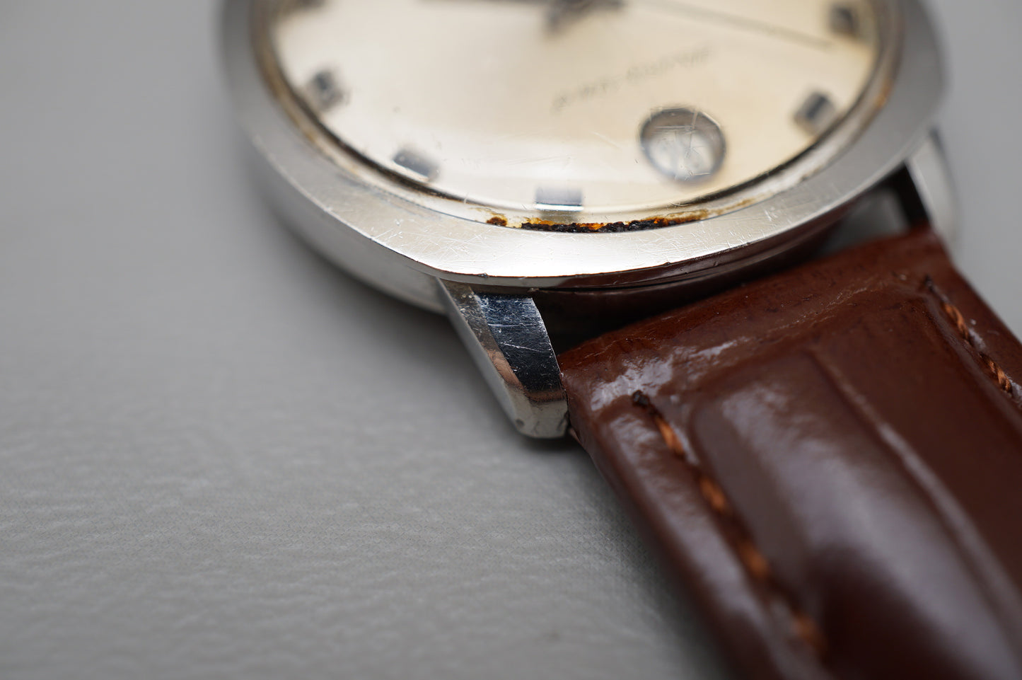 Vintage 1970s Hamilton Pan-Europ 64045-3 Swiss Steel Date Automatic Watch