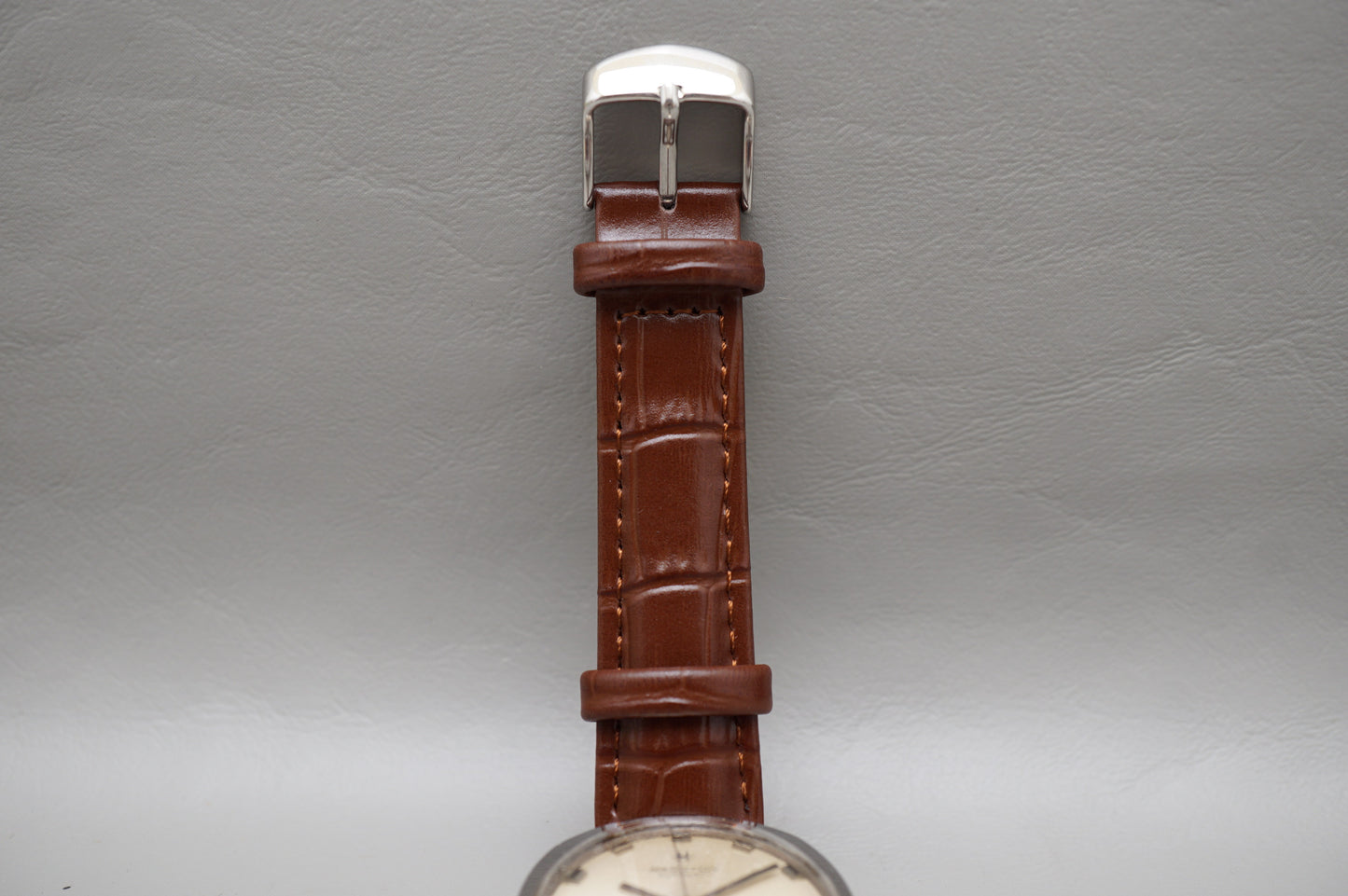 Vintage 1970s Hamilton Pan-Europ 64045-3 Swiss Steel Date Automatic Watch