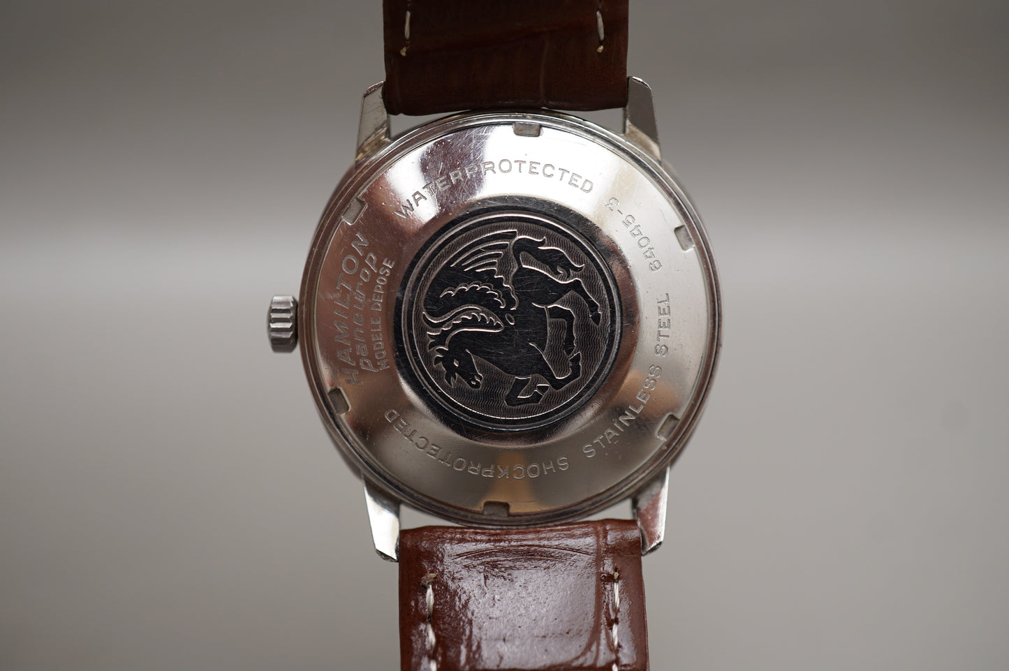 Vintage 1970s Hamilton Pan-Europ 64045-3 Swiss Steel Date Automatic Watch
