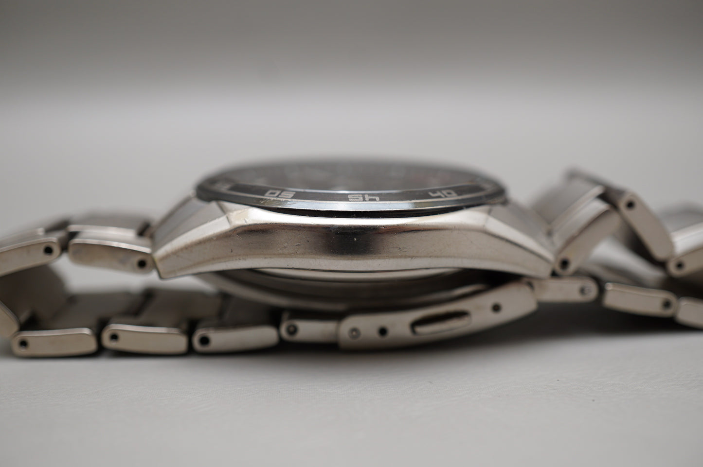 Seiko 7B42-0AH0 Black Dial Radio Wave Solar Quartz Titanium JDM Watch
