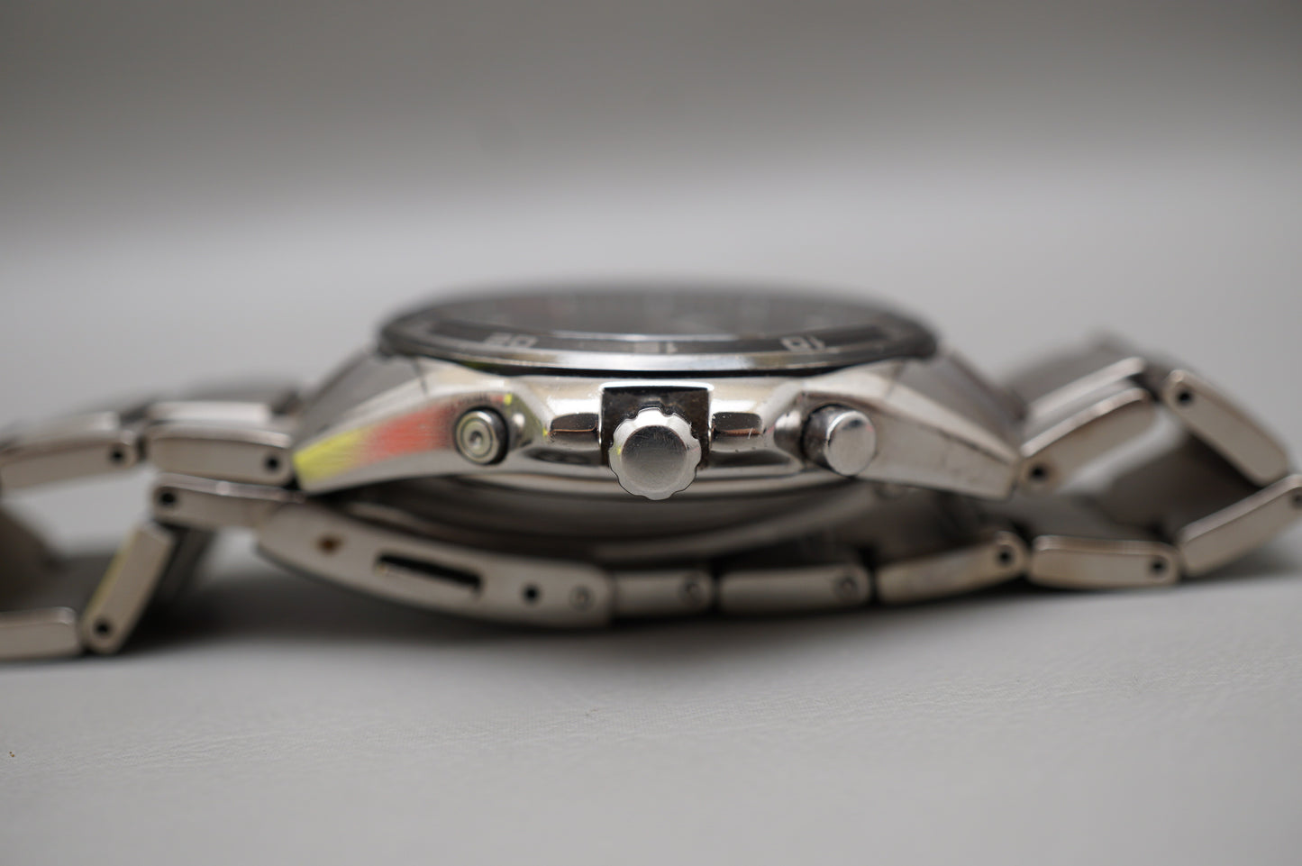 Seiko 7B42-0AH0 Black Dial Radio Wave Solar Quartz Titanium JDM Watch