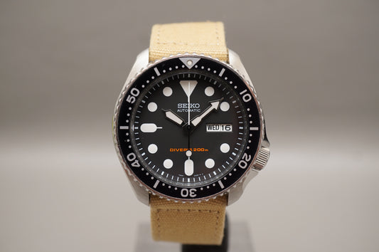 Seiko SKX007 7S26 Black Dial Divers 200M Automatic Watch Original Condition