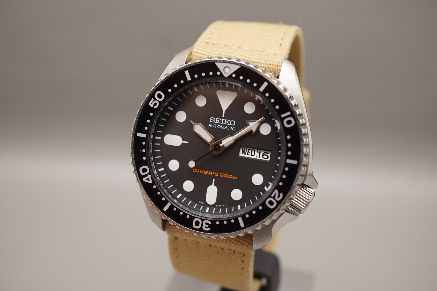 Seiko SKX007 7S26 Black Dial Divers 200M Automatic Watch Original Condition