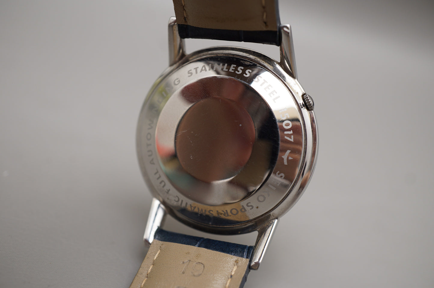 Vintage 1960s Seiko Sportsmatic 15017 Diashock 17 Jewels Classic Automatic Watch