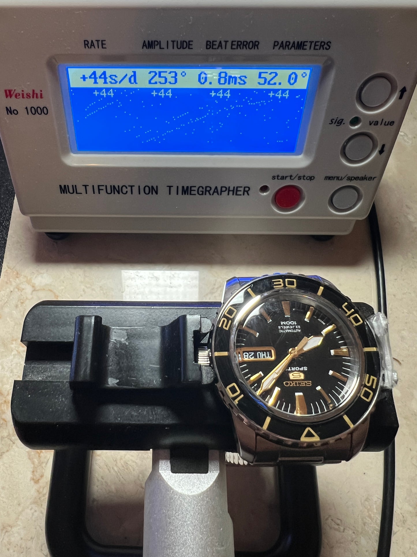Seiko 5 Sports SNZH57J1 7S36 Fifty Five Fathoms Black Dial Automatic Watch