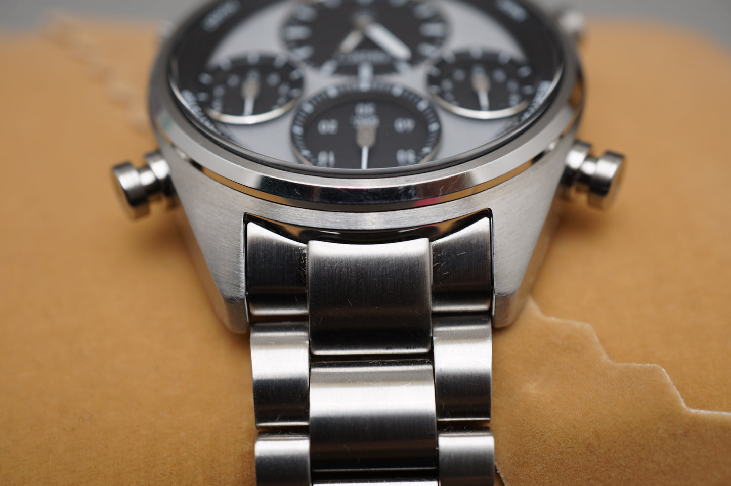 Seiko Prospex SBER001 8A50 Panda White Dial Speedtimer JDM Solar Quartz Watch