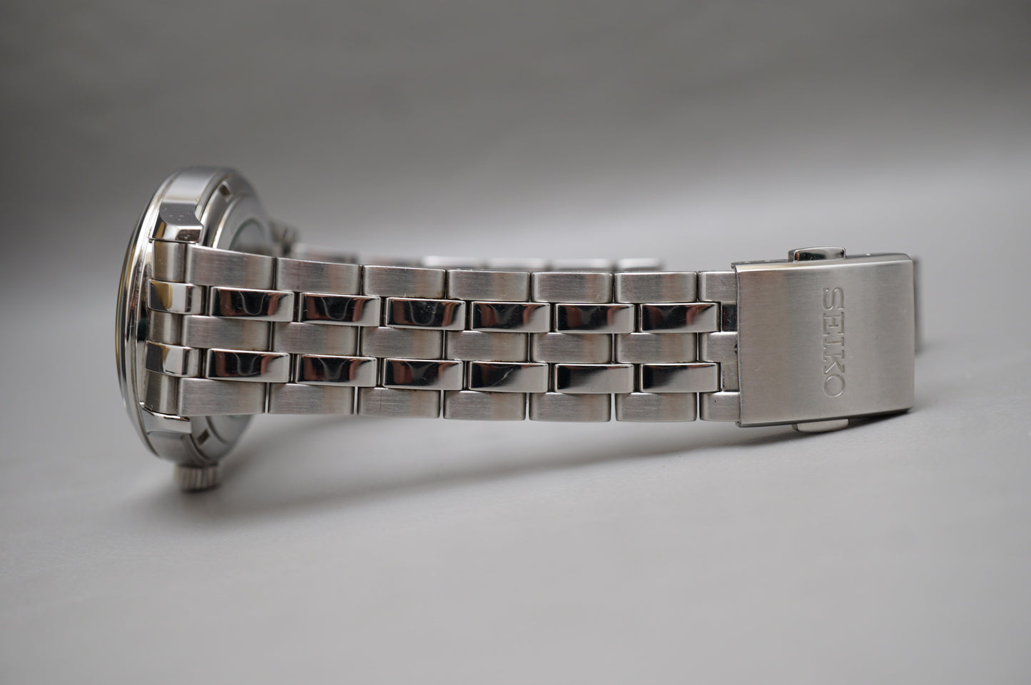 Seiko SARC015 6R21 Silver Dial Power Reserve Day-Date Automatic Watch