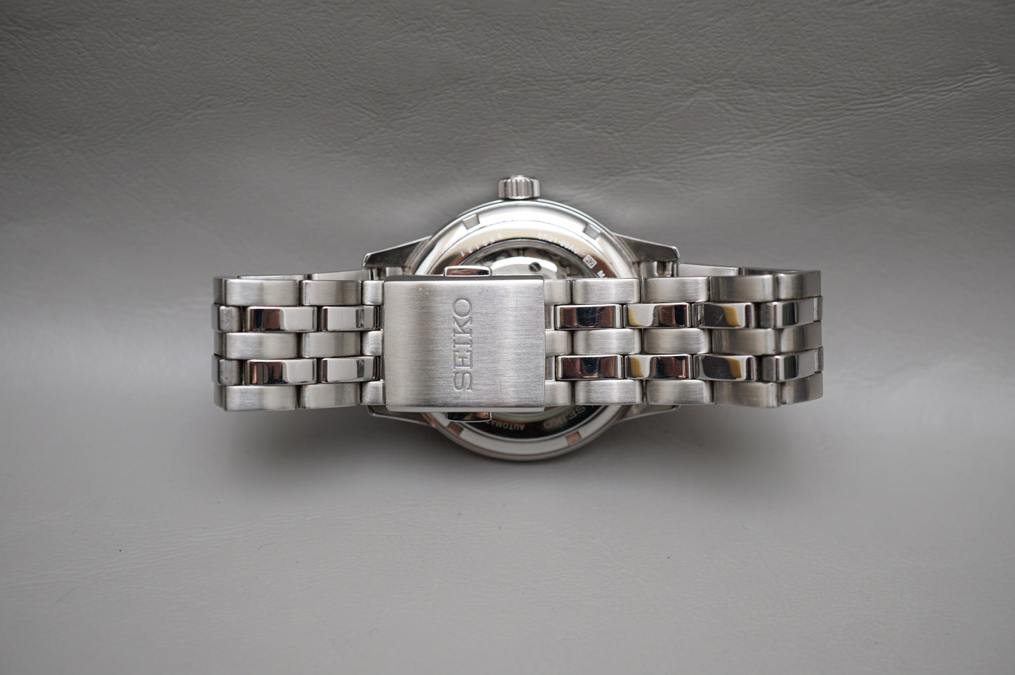 Seiko SARC015 6R21 Silver Dial Power Reserve Day-Date Automatic Watch