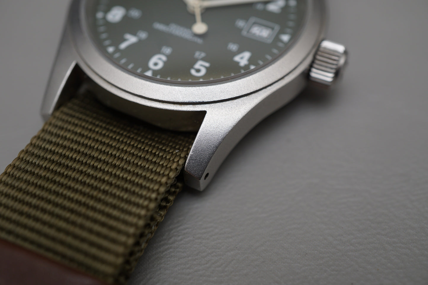 Hamilton Khaki Field H69419363 Green Dial 38mm Handwound Mechanical Watch