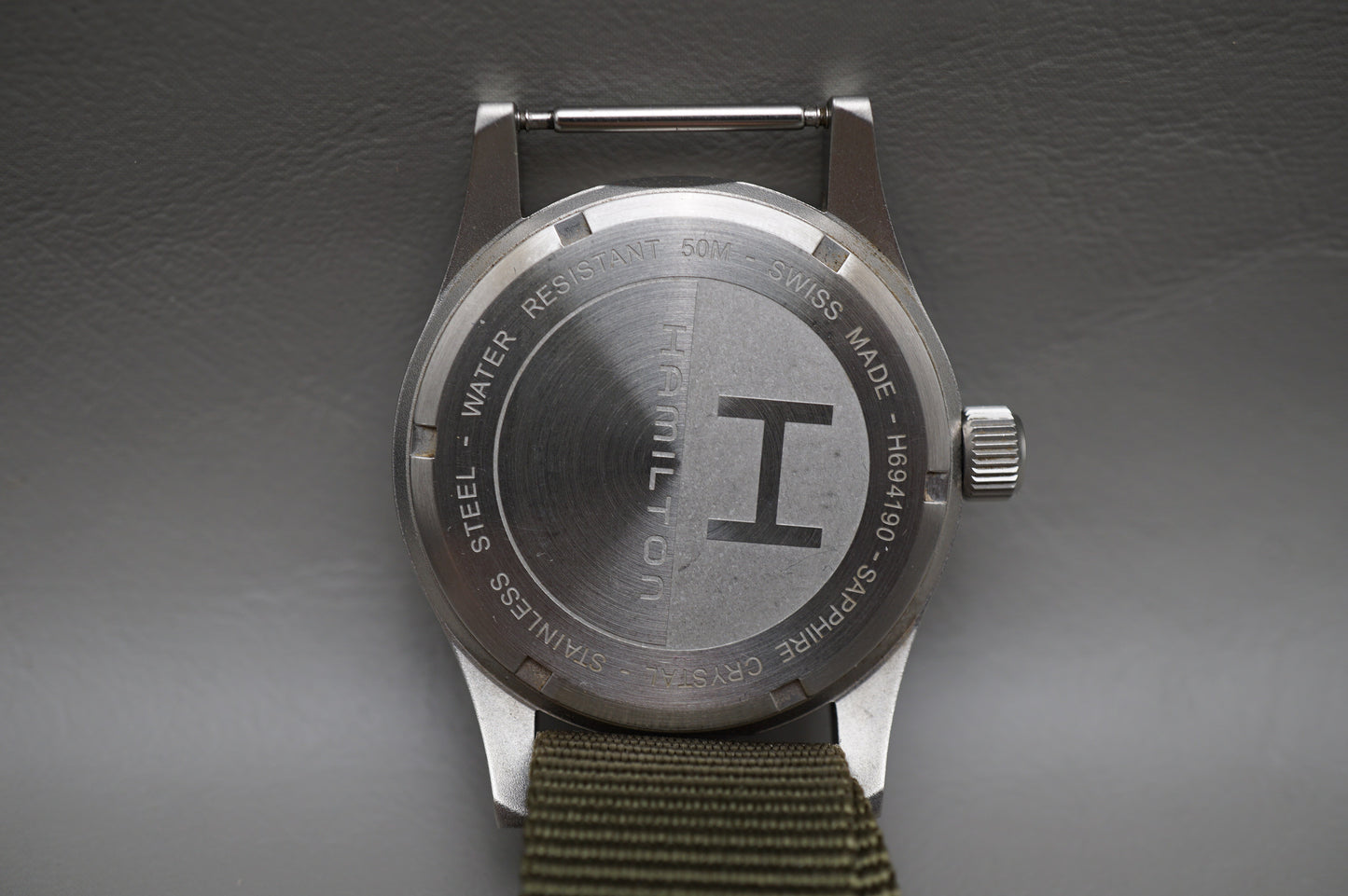 Hamilton Khaki Field H69419363 Green Dial 38mm Handwound Mechanical Watch