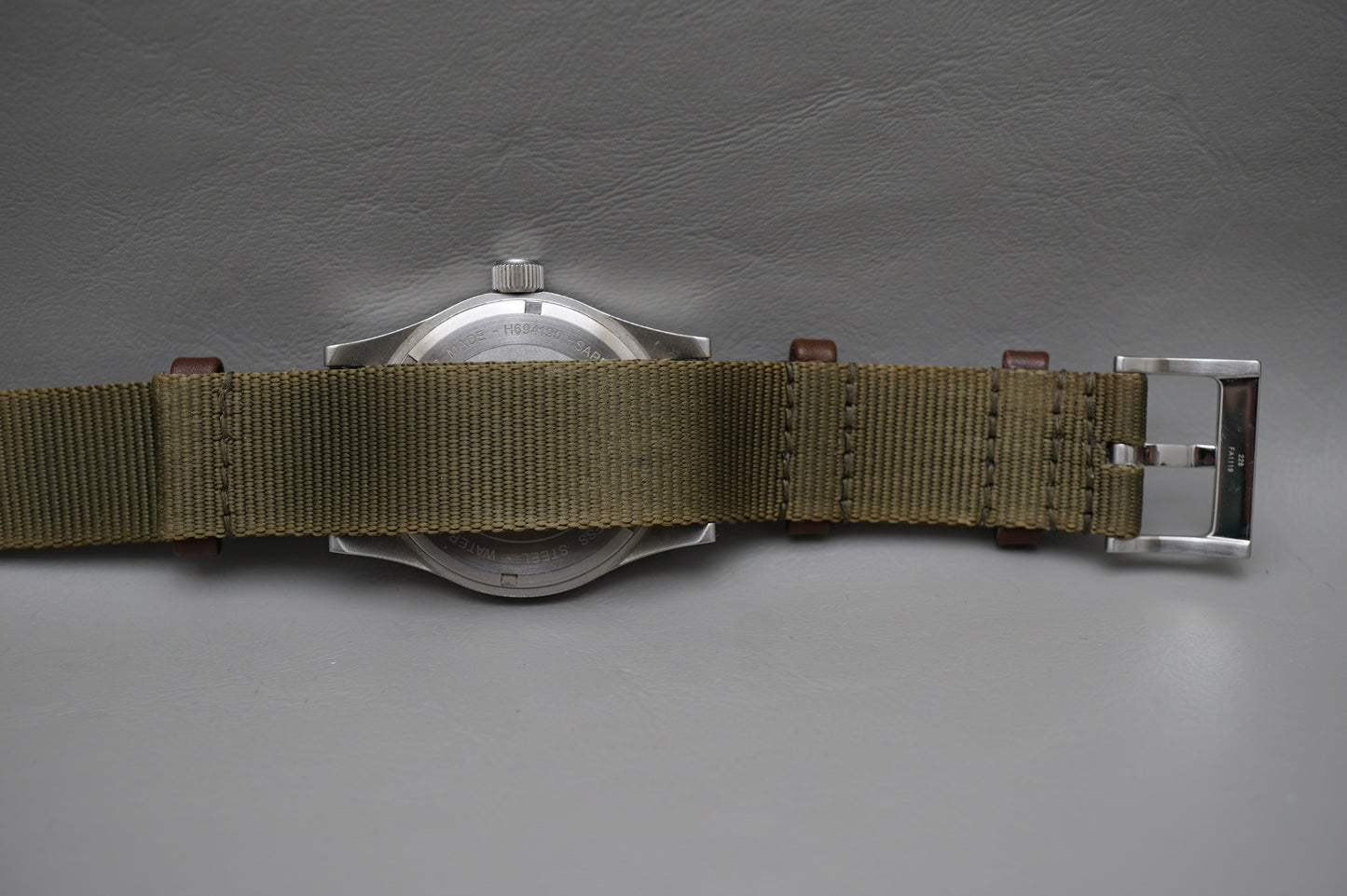 Hamilton Khaki Field H69419363 Green Dial 38mm Handwound Mechanical Watch