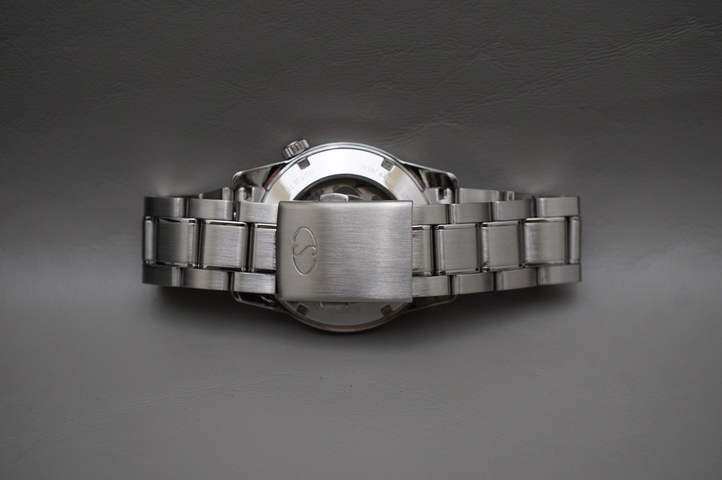 Orient Star EL00-C0-B White Dial Power Reserve Display Back Automatic Watch