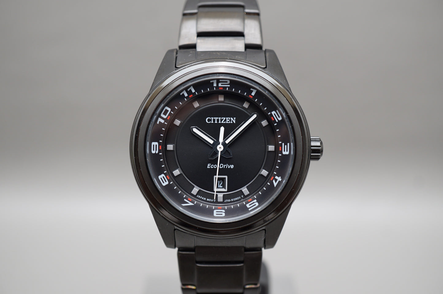 Unworn Citizen FE1104-55E Eco-Drive 100M Black Stainless 36mm Solar Quartz Watch