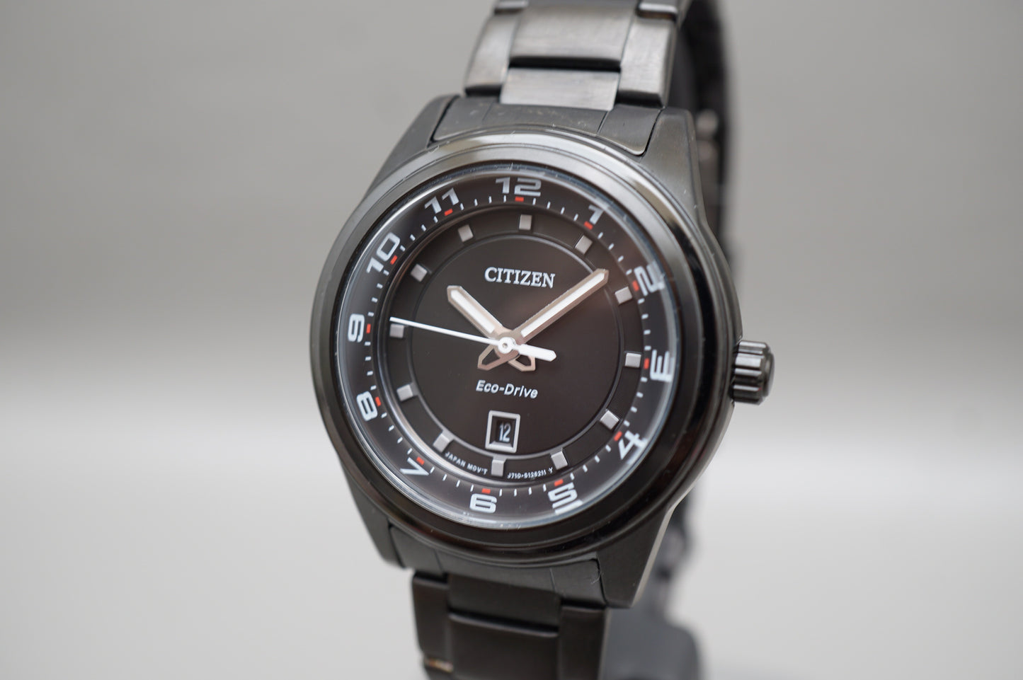 Unworn Citizen FE1104-55E Eco-Drive 100M Black Stainless 36mm Solar Quartz Watch