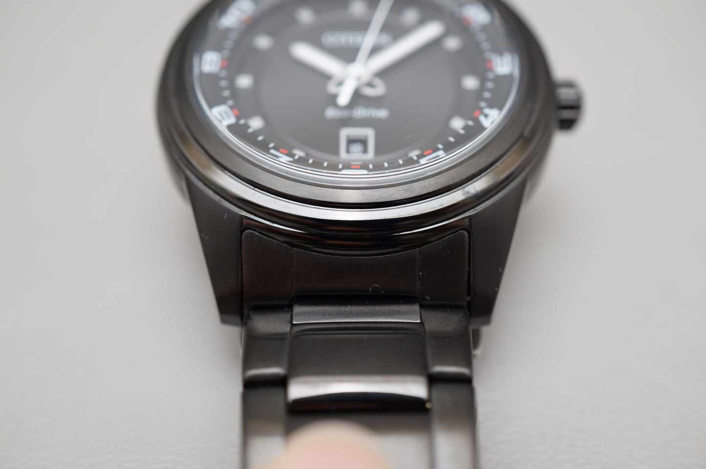 Unworn Citizen FE1104-55E Eco-Drive 100M Black Stainless 36mm Solar Quartz Watch
