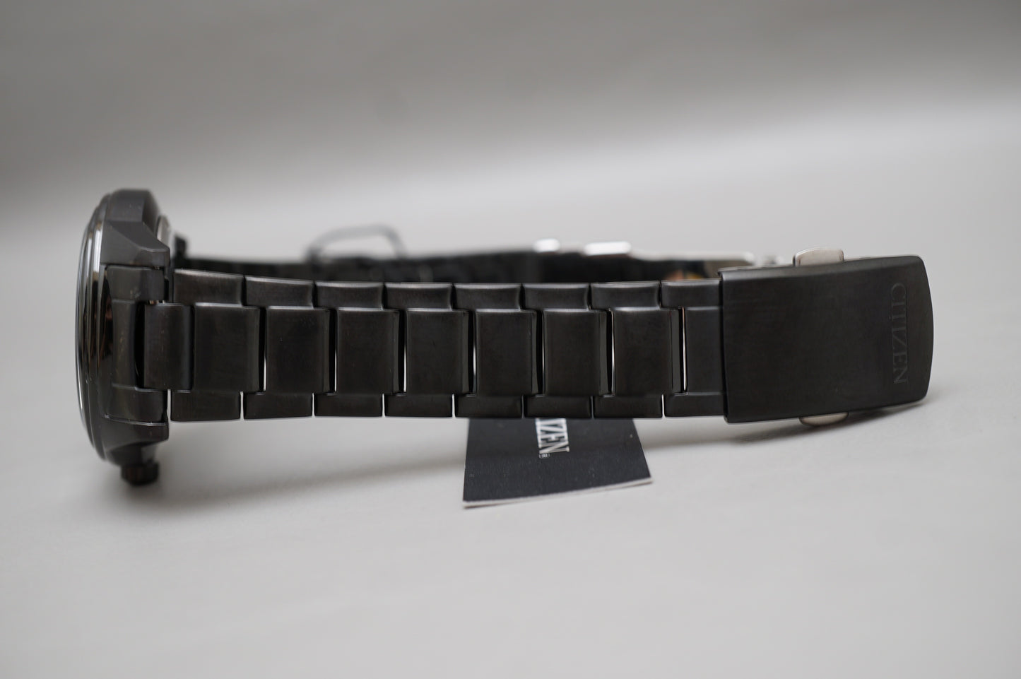 Unworn Citizen FE1104-55E Eco-Drive 100M Black Stainless 36mm Solar Quartz Watch