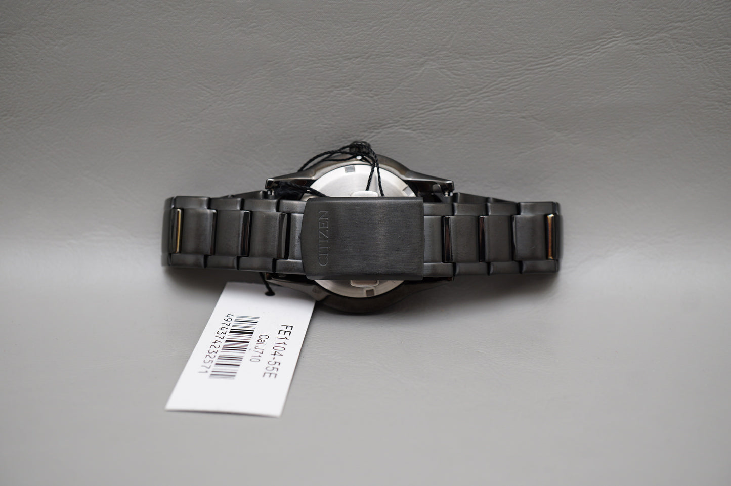 Unworn Citizen FE1104-55E Eco-Drive 100M Black Stainless 36mm Solar Quartz Watch