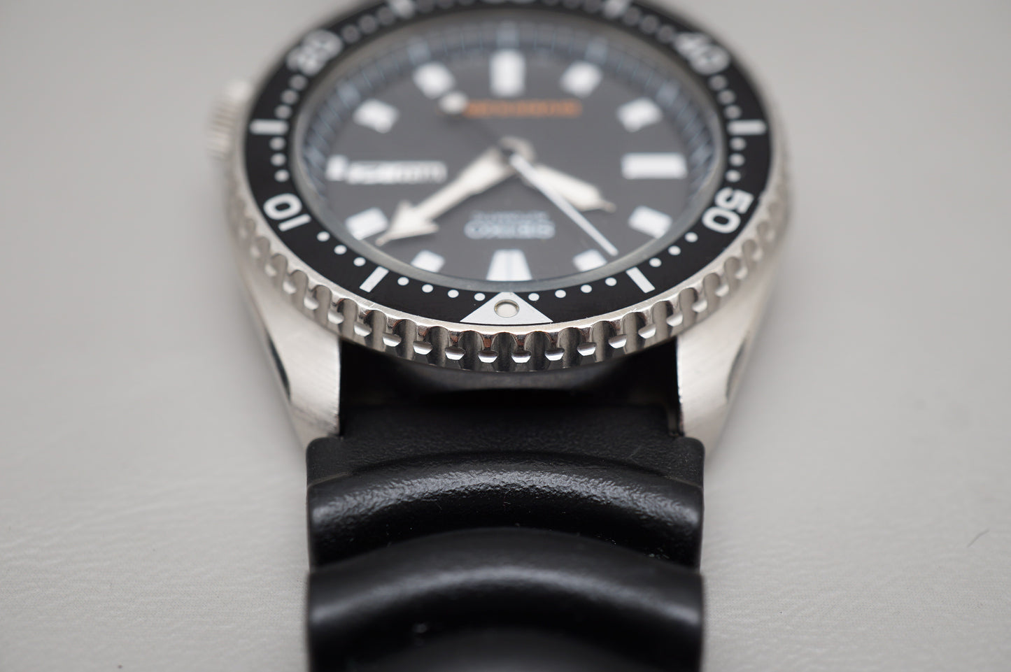 Vintage 1998 Seiko SKX399 7S26 Black Dial Divers 200M Automatic Watch Original