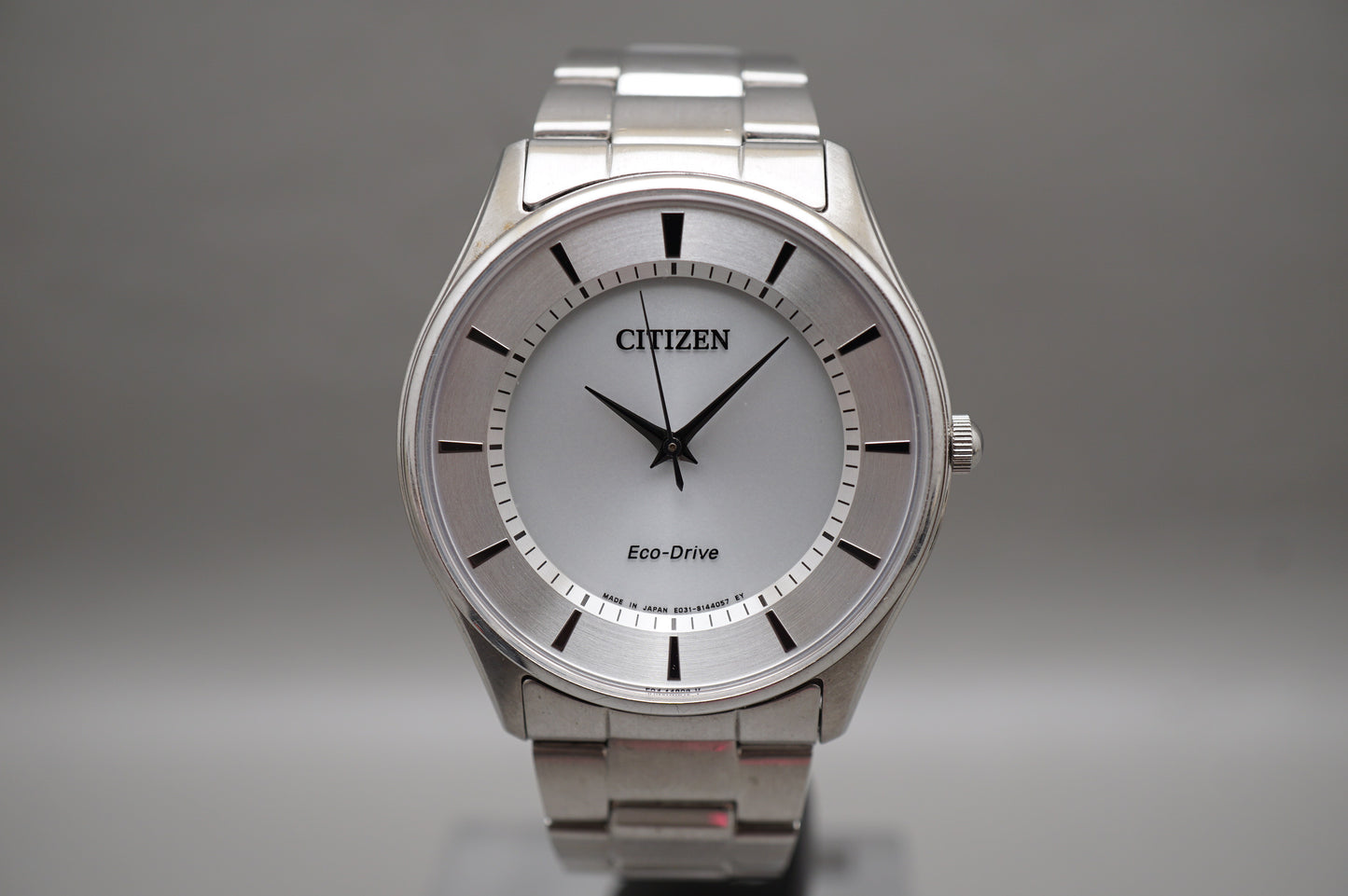 Citizen Eco-Drive E031-S103720 Silver Dial JDM Solar Quartz Watch
