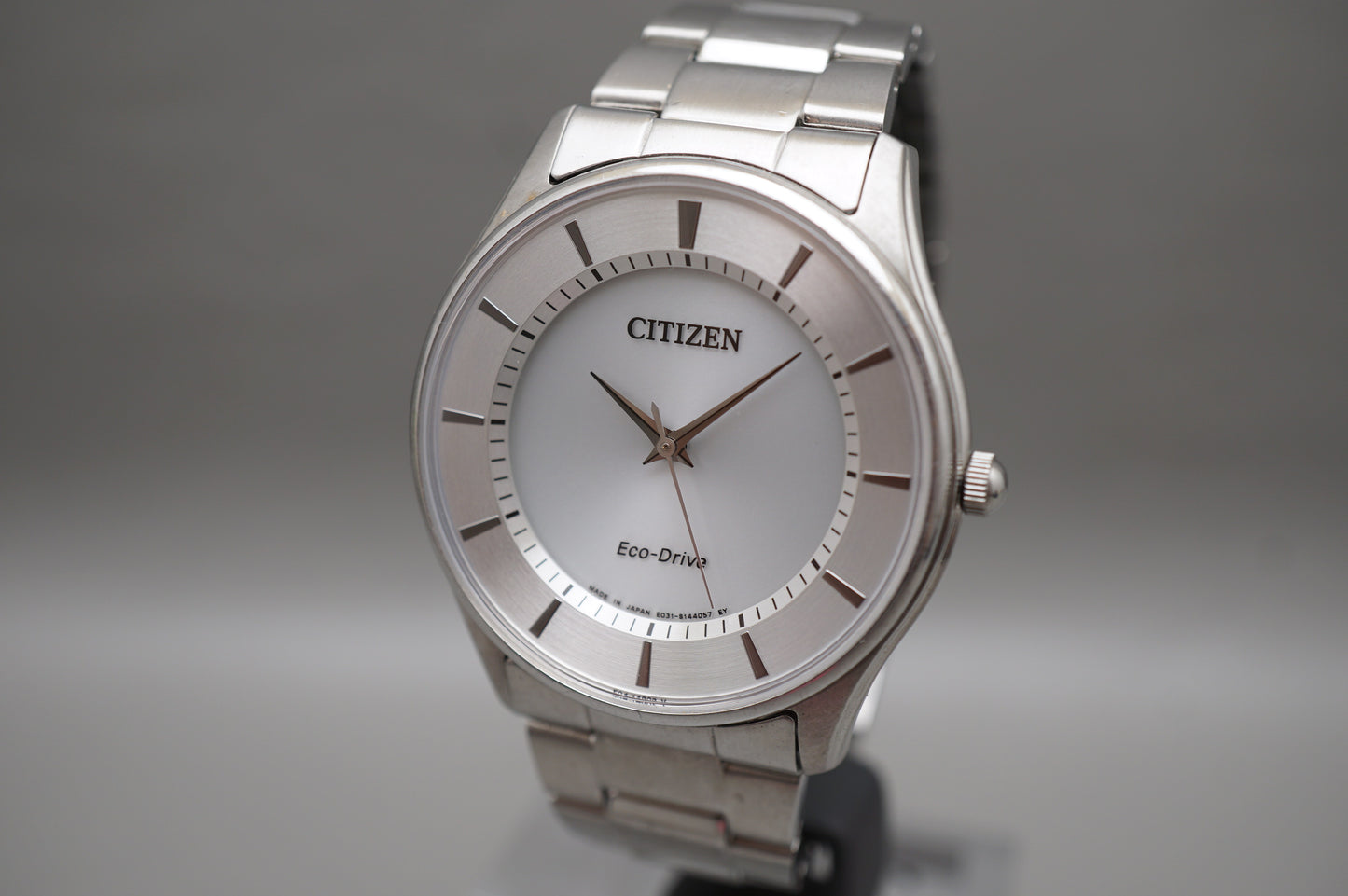 Citizen Eco-Drive E031-S103720 Silver Dial JDM Solar Quartz Watch