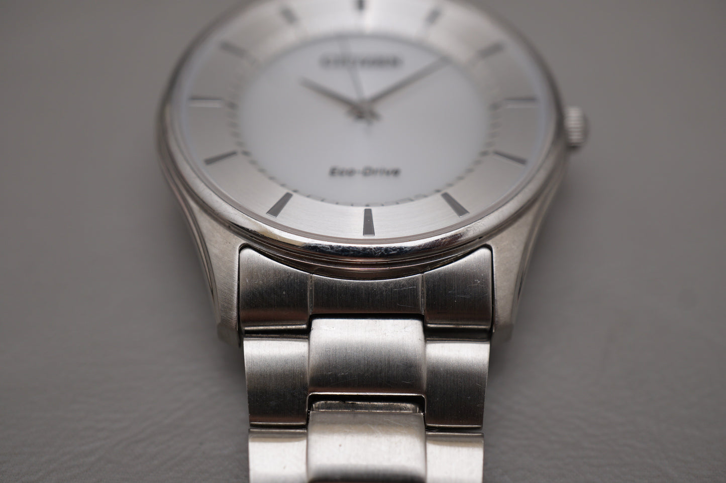 Citizen Eco-Drive E031-S103720 Silver Dial JDM Solar Quartz Watch