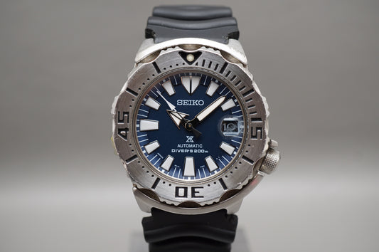 Seiko Prospex SZSC003 6R15 Navy Blue Monster JDM Automatic Watch READ