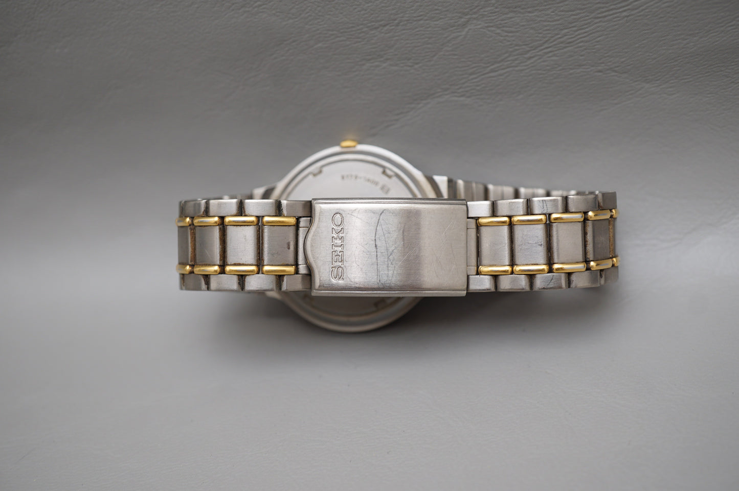 Seiko 5Y75-1A00 JDM Two Tone Titanium Solar Quartz Watch