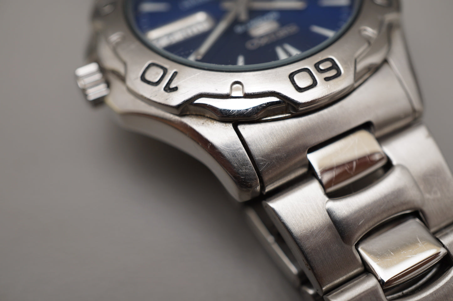 Seiko 5 Sports SNZ315 7S36 Blue Dial 100M Automatic Watch