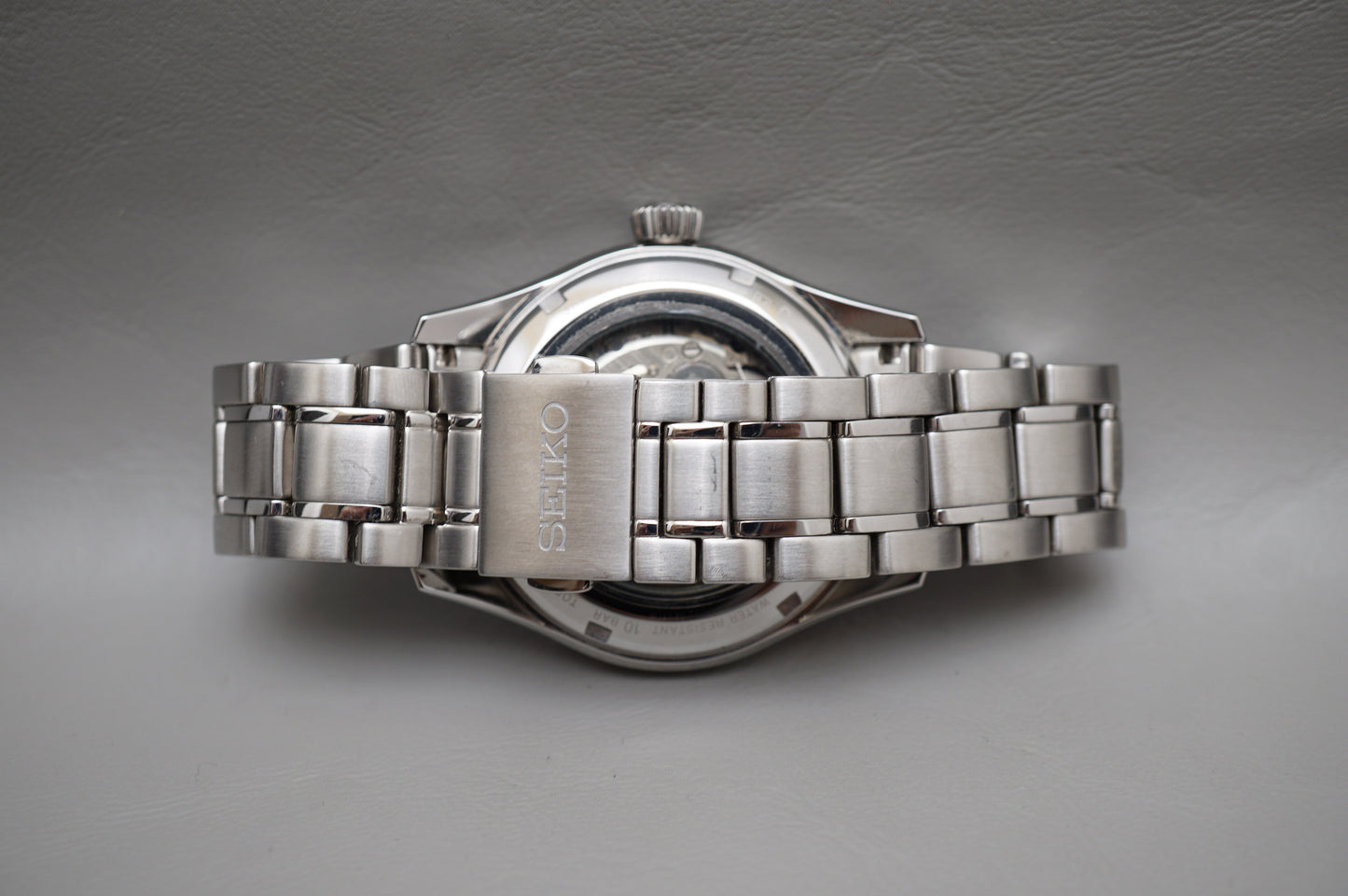 Seiko Presage SARX039 6R15 Numeric Ripple Black Dial Automatic Watch