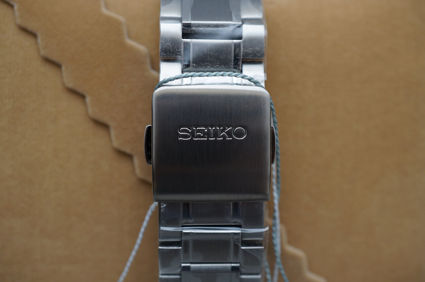 New Seiko Presage SARF005 6R64 Black Dial Sharp Edged GMT Automatic Watch