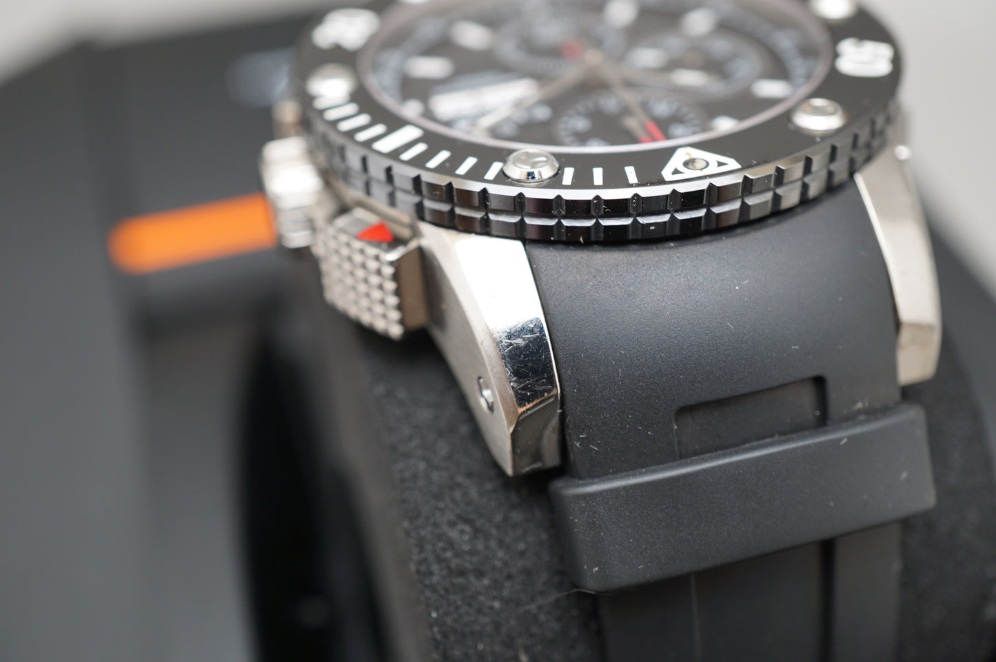 Edox 01107.TIN.NIN Class One Offshore Titanium Automatic Chronograph Watch Swiss