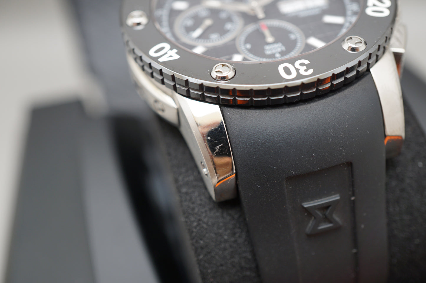 Edox 01107.TIN.NIN Class One Offshore Titanium Automatic Chronograph Watch Swiss