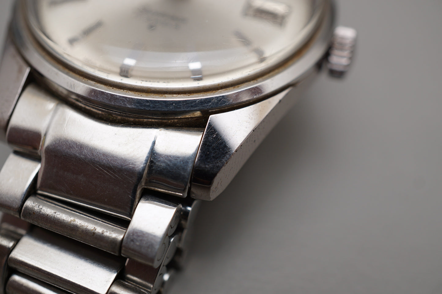 Vintage 1968 Seiko Sportsman 6602-9982 Horseshoe Handwound Mechanical Watch